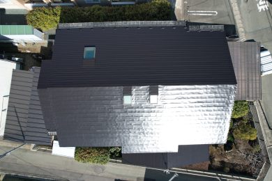 屋根塗装完了です♪