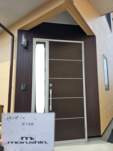 外壁：上塗り