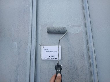 屋根：錆転換材2回目