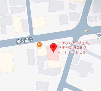 (仮)秋田中央店のマップ画像