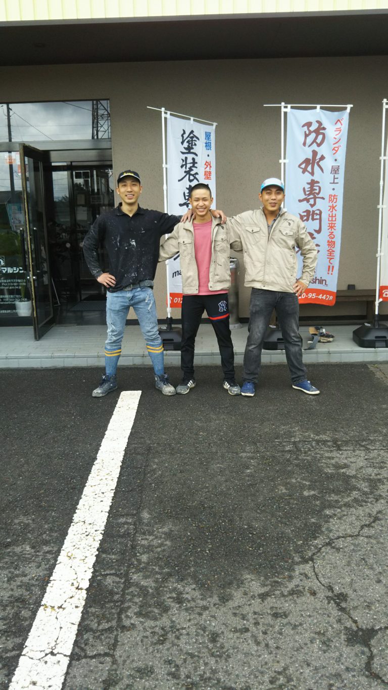 実習生塗装試験の講習会