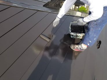 北上市S様邸　屋根塗装工事！