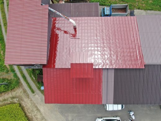 紫波町N組合様　屋根塗装工事