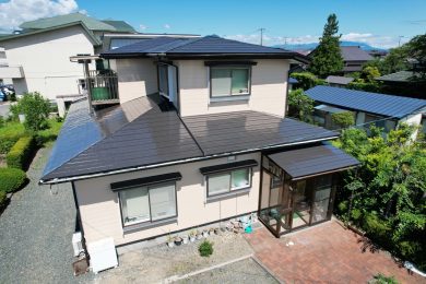紫波町　K様　屋根・外壁塗装工事