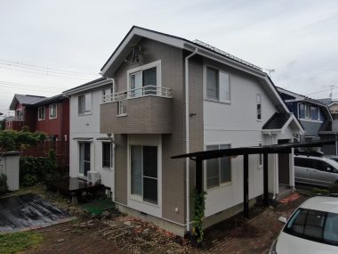 矢巾町A様邸　屋根・外壁塗装工事