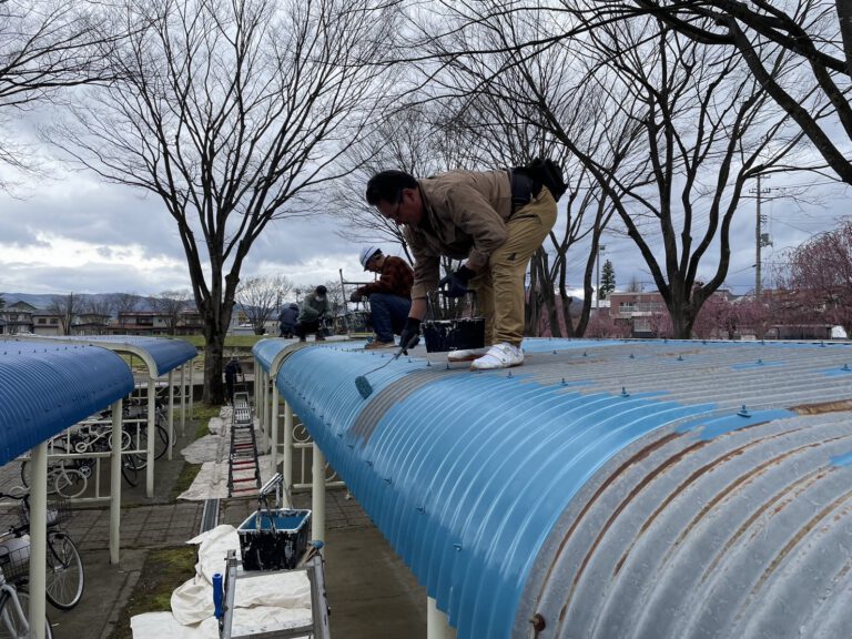 紫波町で塗装ボランティア！
