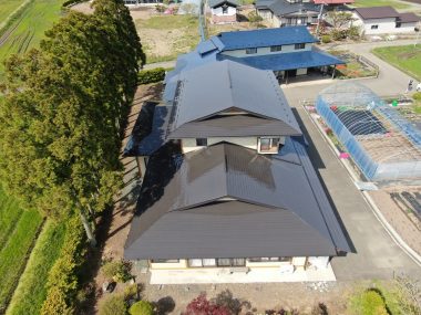 紫波町　H様邸　屋根塗装工事