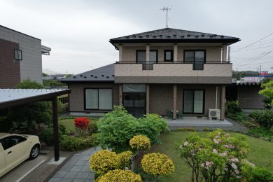 紫波町　K様邸　屋根塗装工事