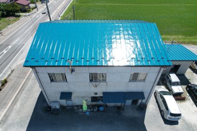紫波町　I様社屋　屋根塗装工事
