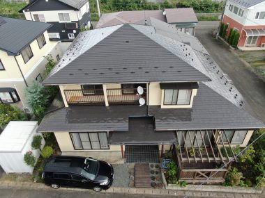滝沢市　S様邸　母家屋根・外壁塗装工事