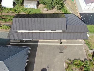 紫波町　Ｓ様邸　屋根塗装・波トタン交換工事