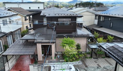 盛岡市　I様邸　屋根塗装・外壁カバー工法工事