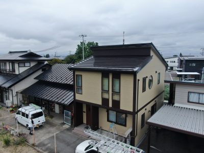 北上市　T様邸　屋根・外壁塗装工事