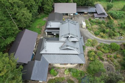 紫波郡　M様邸　母屋・車庫屋根塗装工事