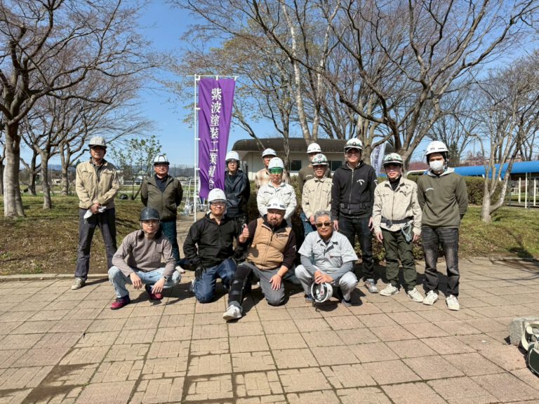紫波塗装工業組合でボランティア(^^)/