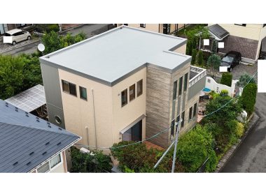 盛岡市　I様邸　屋上シート防水更新・外壁塗装工事