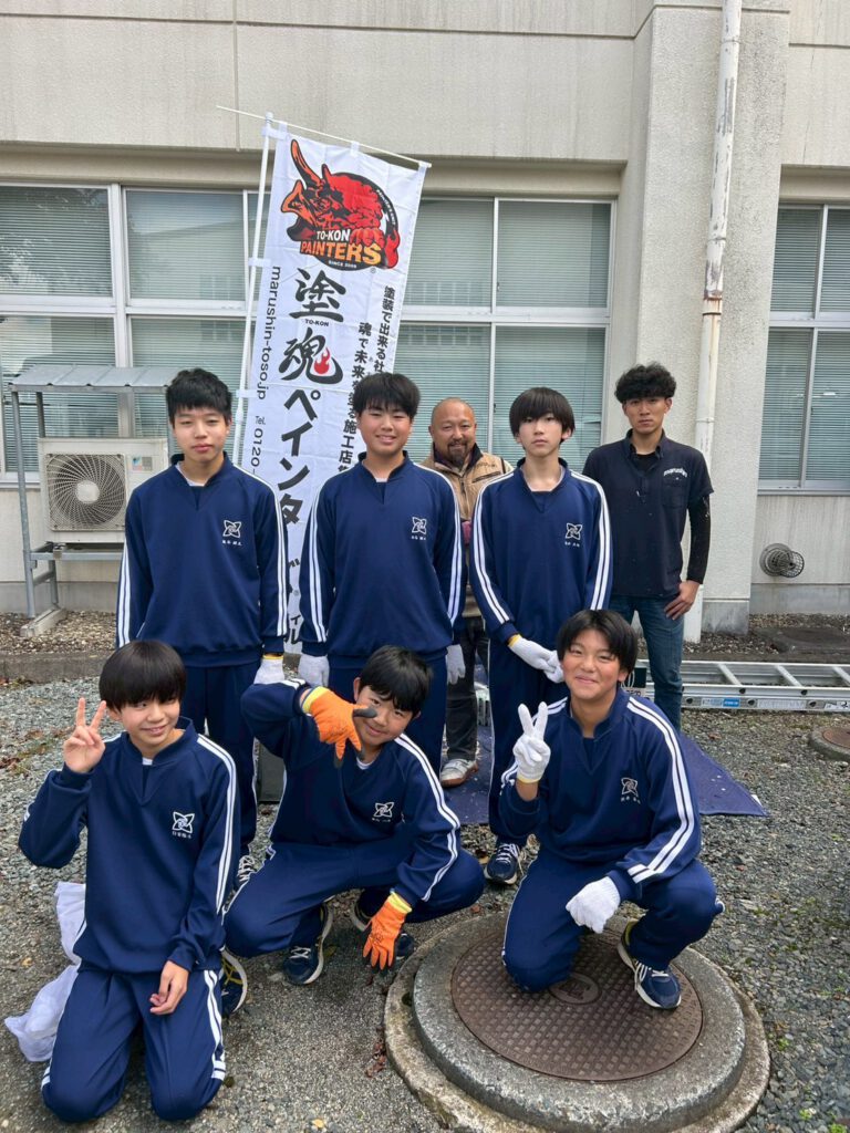 紫波第一中学校塗装ボランティア2025！第6回目！