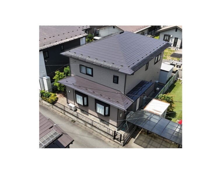 北上市　O様邸　屋根・外壁塗装工事
